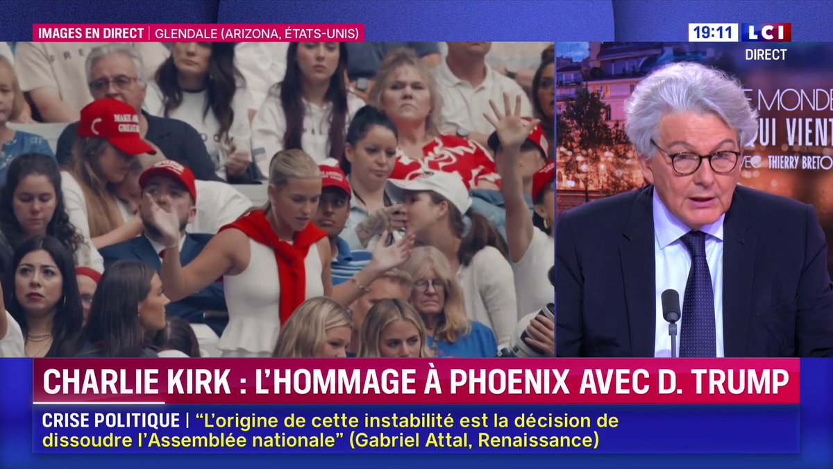 États-Unis : "Nous Européens, plus que jamais, nous sommes seuls", pointe Thierry Breton. "Nous ne pouvons plus compter sur un pays aussi divisé pour venir nous défendre et nous protéger." ▶️ avec Darius Rochebin