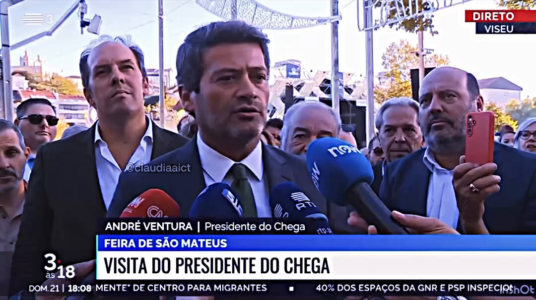 André Ventura comenta a decisão de Portugal de reconhecer o Estado da Palestina e fala das mulheres que defendem este reconhecimento: “Trata-se de exigir a libertação dos reféns, o fim dos atos de terrorismo e a concessão de direitos humanos às pessoas. Recordo que, nesses territórios, as mulheres não têm direitos, são tratadas como objetos, e não existe oposição política: quem governa parte da Palestina são grupos terroristas.”
