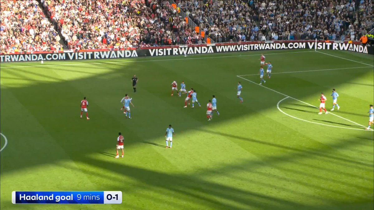"Gabriel is not going to win a race against him." Jamie Carragher &amp; Roy Keane break down Erling Haaland’s goal 🔎