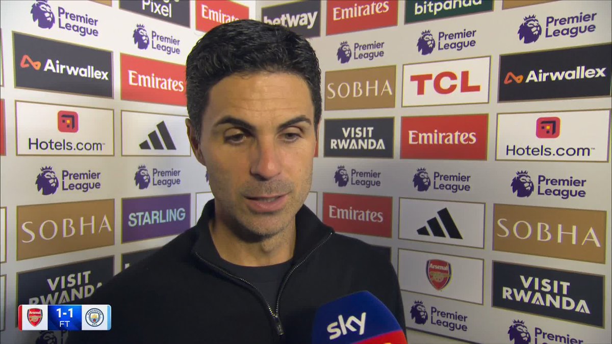 "We created an unbelievable moment." Mikel Arteta commends his squad for their mental reset at half-time 🧠