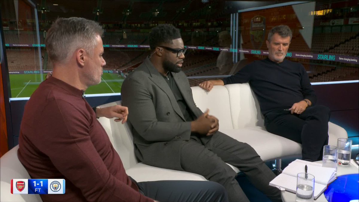 "They have ENOUGH to be competing but they still have the handbreak on." Micah Richards says Arsenal built momentum but are still playing with the handbrake on ⚡️
