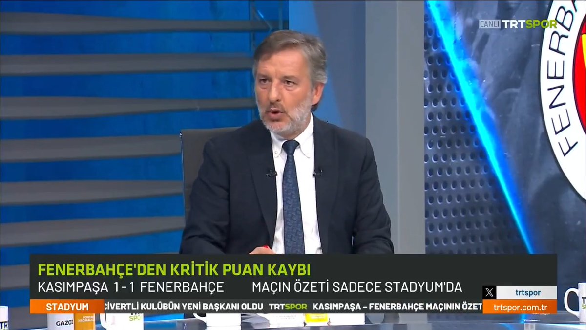 🗣️🎙️ İlker Yağcıoğlu l Bu oyunla bu sezonun sonu Fenerbahçe için çok iyi gözükmüyor. İkinci yarı, sahada kim 10 kişi belli değil.