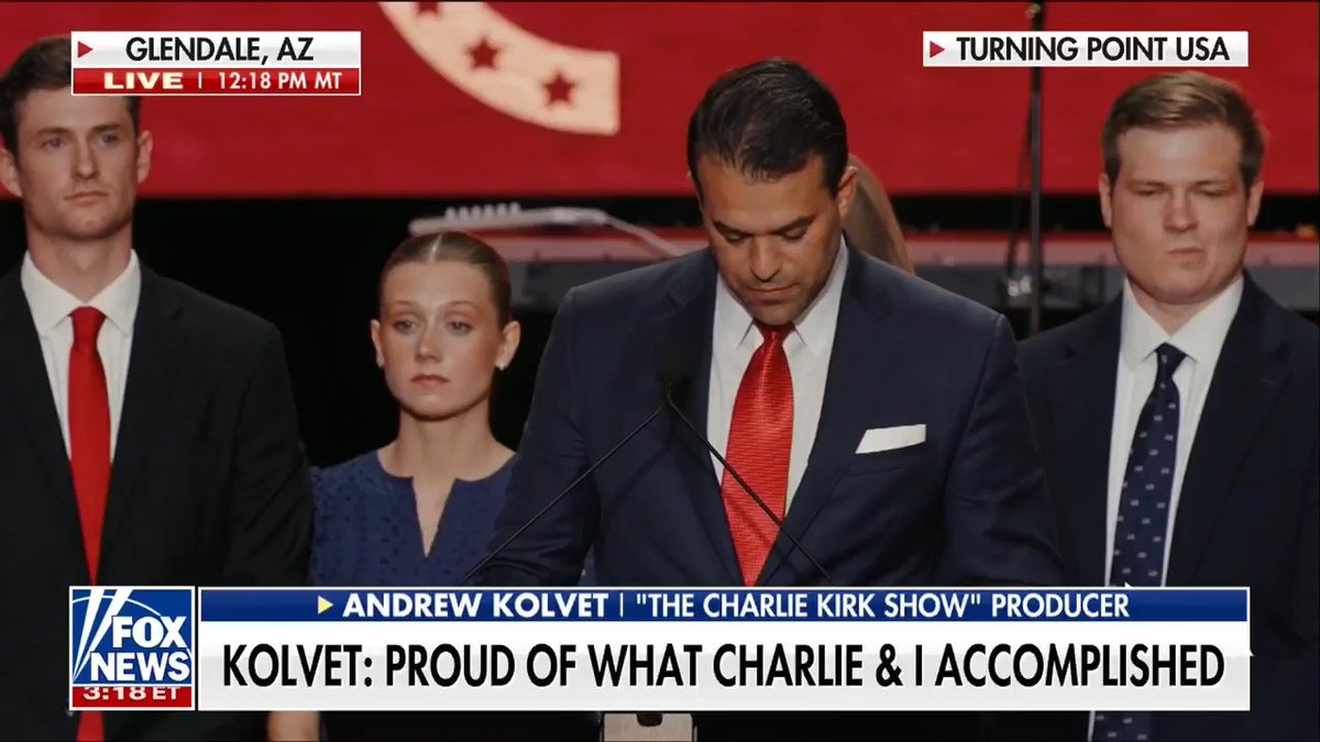CHARLIE KIRK'S FRIEND: "I see it now clearly that Charlie Kirk was a prophet — not the fortune-telling kind that could predict the future, but the biblical kind." "He confronted evil and proclaimed the truth and called us to repent and be saved." "He was kind, and he was loving — and you could hear in his voice that he desperately wanted the best for you and for all of us."