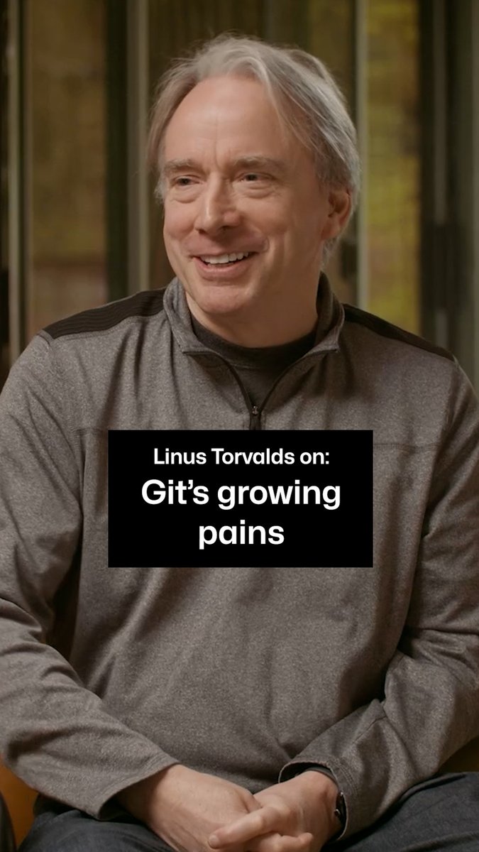 When did Git go from "too different" to the industry standard? 🤔 Linus Torvalds explains the generational shift that changed everything—when young developers started with Git as their first SCM, making it the default. Learn more about the history of Git in our full interview with Linus. ⬇️