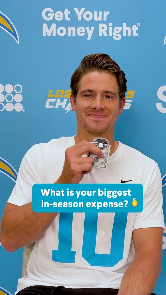 Thanks for stopping by the Money Mic Justin Herbert. Members, which do you think costs Justin more, a new tractor or dinners for the Los Angeles Chargers O-line? Drop your guess in the comments.