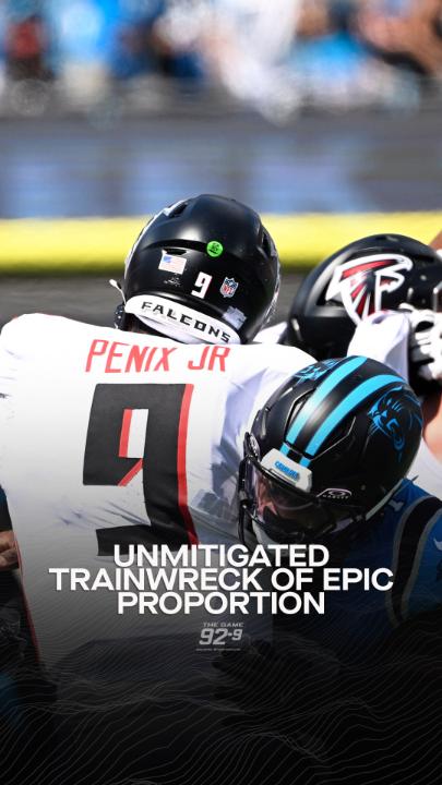 Falcons lost to Panthers, 30-0, & steakshapiro calls it an "unmitigated train wreck of epic proportion." Atlanta gave a listless effort, Penix Jr. couldn't have played worse, and Parker Romo did not deliver. Steak says everyone should be humiliated, and every job up for grabs.