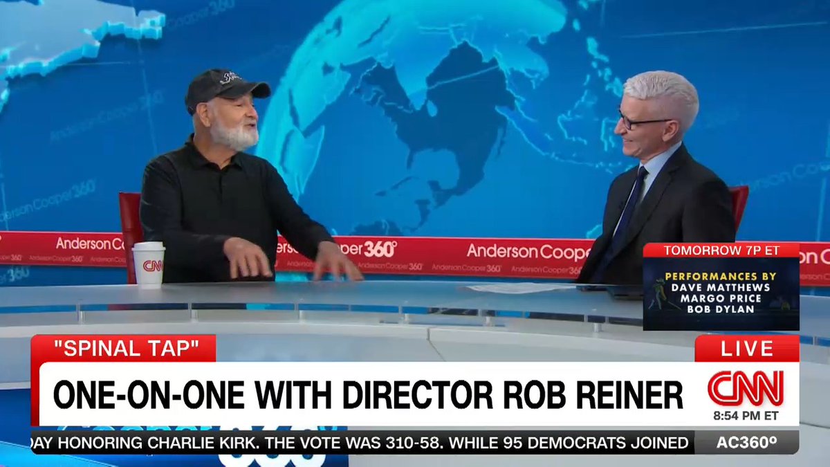Anderson speaks with legendary director Rob Reiner about his new film, "Spinal Tap II: The End Continues" and book, "A Fine Line Between Stupid and Clever: The Story of Spinal Tap."