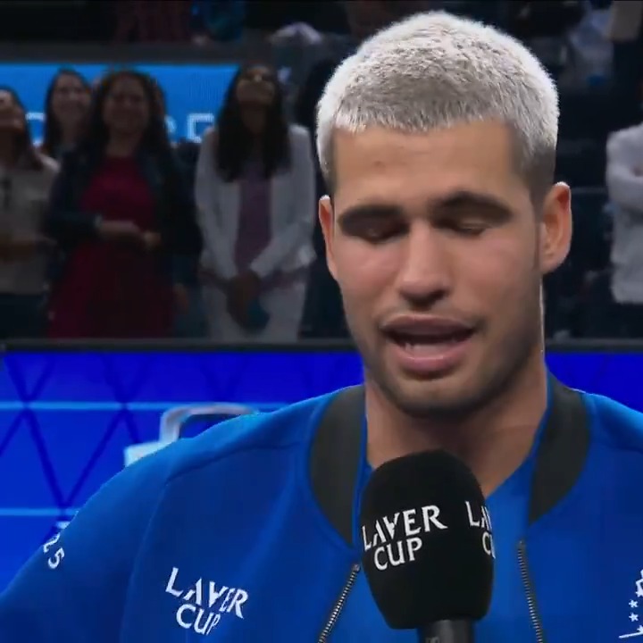 "I always choose the most difficult one." 😅 There is only one Carlos Alcaraz. #LaverCup