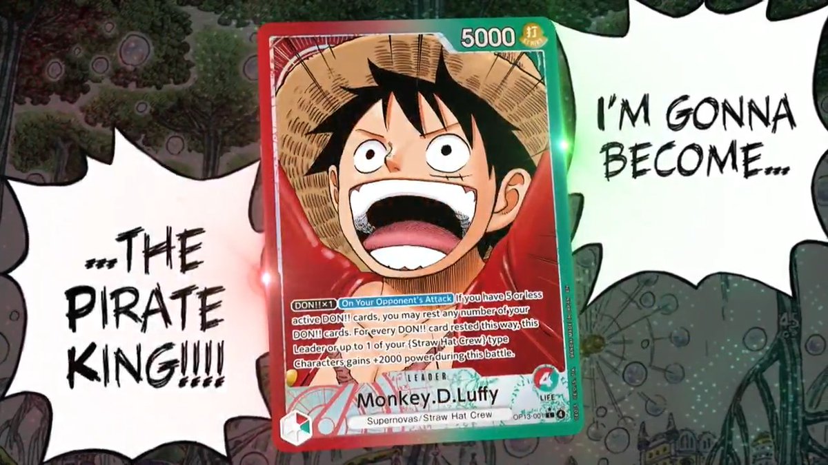 OPCG Booster Pack -CARRYING ON HIS WILL- [OP-13] Trailer: Check out this trailer with highlights of this upcoming booster set that was revealed at BCG Fest 25-26 in Dallas! More details can be found in archived videos as well! #ONEPIECE #onepiececardgame