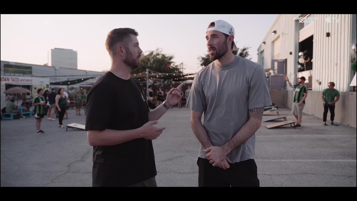 .Andrew Wiebe and Brad Stuver link up for cornhole, community talk, and more👇