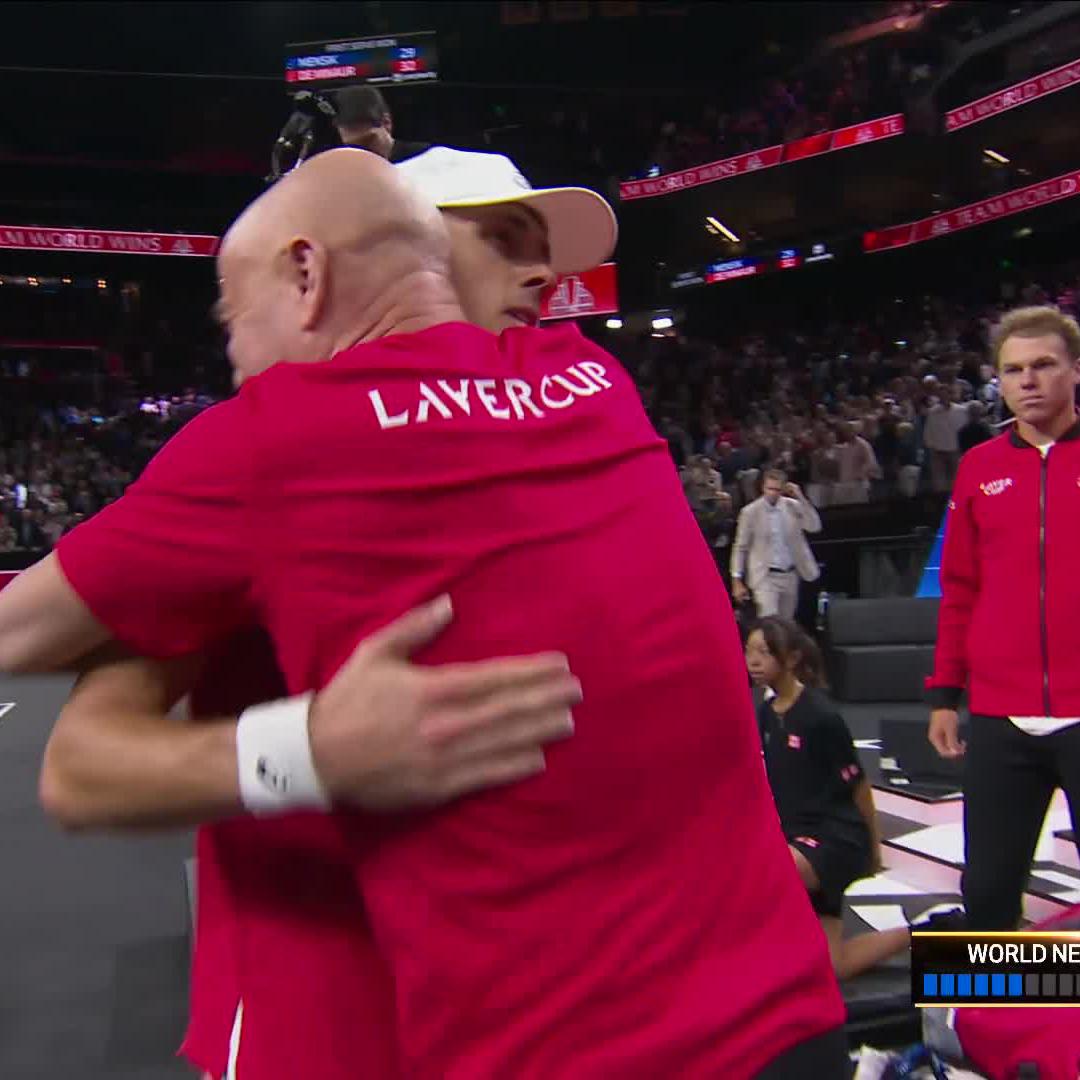 Team MVP 🔥 Alex de Minaur has posted 7 of Team World's 12 points so far. #LaverCup