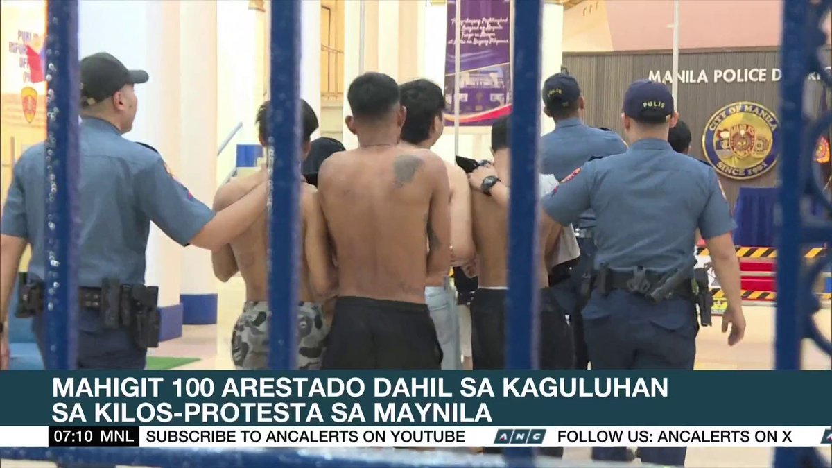 'I WILL MAKE SURE THEY WILL PAY THE PRICE' Ito ang pahayag ni Manila Mayor Isko Moreno matapos umabot sa higit 100 indibidwal ang inaresto ng MPD sa sumiklab na riot kasabay ng kilos-protesta nitong Linggo sa Maynila | Ulat ni Christopher Sitson, ABS-CBN News