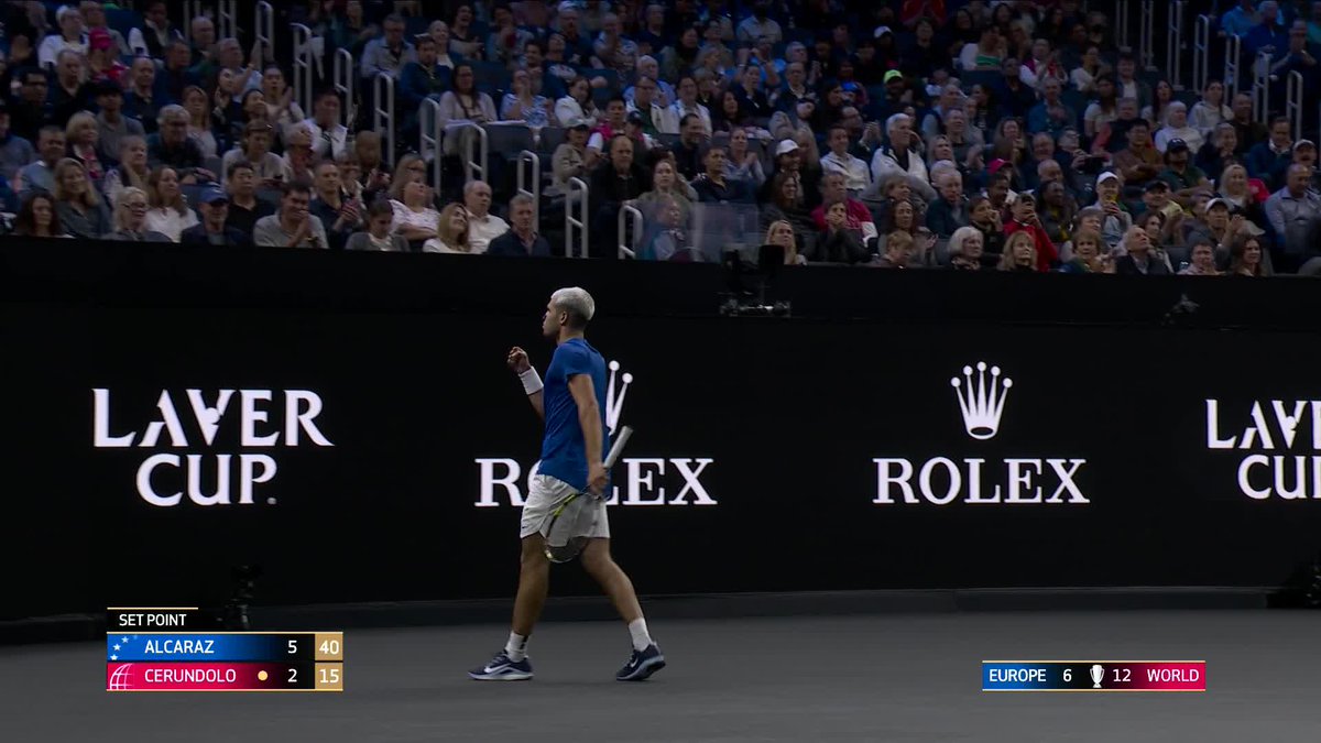 Welcome to the Alcaraz Show 🍿 Carlos Alcaraz #LaverCup
