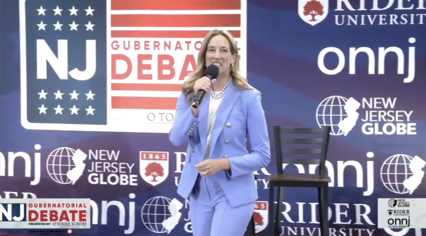 NJ Governor candidate Mikie Sherrill: I am laser focused on driving down costs for families like yours. I'm gonna declare a state of emergency on day one, freezing your rate hikes. I'm gonna demand government accountability to save you time and money. Jack Ciattarelli supports abortion bans, I'll support your personal freedoms. He'll do whatever Trump tells him to do, and I will fight anybody to work for you