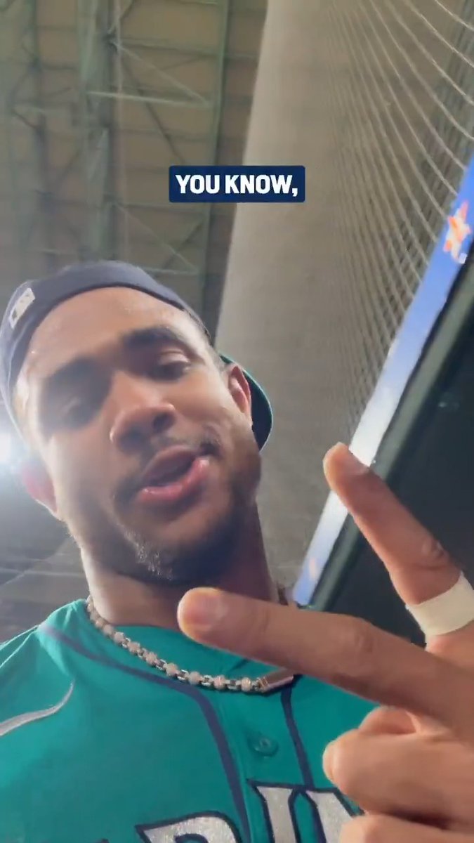 .Julio Rodriguez🇩🇴🦁 wants YOU to bring the energy to T-Mobile Park this week! #SeizeTheMoment
