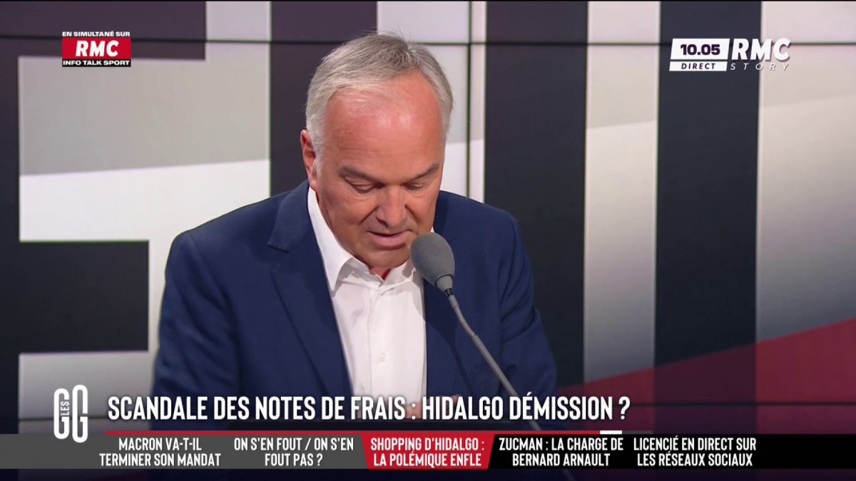 😤 Scandale des notes de frais : Anne Hidalgo doit-elle démissionner ? 🗣️ Olivier Truchot : "Quand la gauche est prise la main dans le sac, il y a toujours une excuse. Si elle était de droite, il y aurait des militants de gauche devant la mairie." #GGRMC