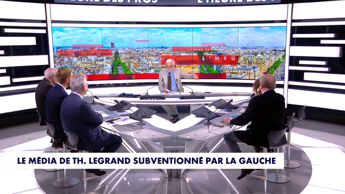 Débat en plateau sur l'information concernant le média de l'épouse de Thomas Legrand qui est subventionné par la gauche, dans #HDPros