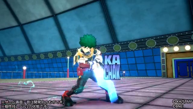 近日登場予定の #緑谷OFA の“個性”技を紹介! "個性"技γ「2nd トランスミッション」「五速<オーバードライブ> デトロイト スマッシュ」 移動/攻撃速度を上げる技。 使用後、地上格闘を3回当てると五速<オーバードライブ>状態に。 相手に高速で接近し、パンチする技に変化する! #ヒロアカUR