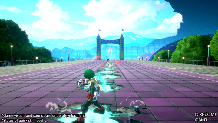 Izuku Midoriya OFA Quirk Skill Set preview! Quirk Skill α「Delaware Smash Airblast」 Swing your arm wide and release a shockwave. In the air, the damage decreases but recovers faster. #MHUR
