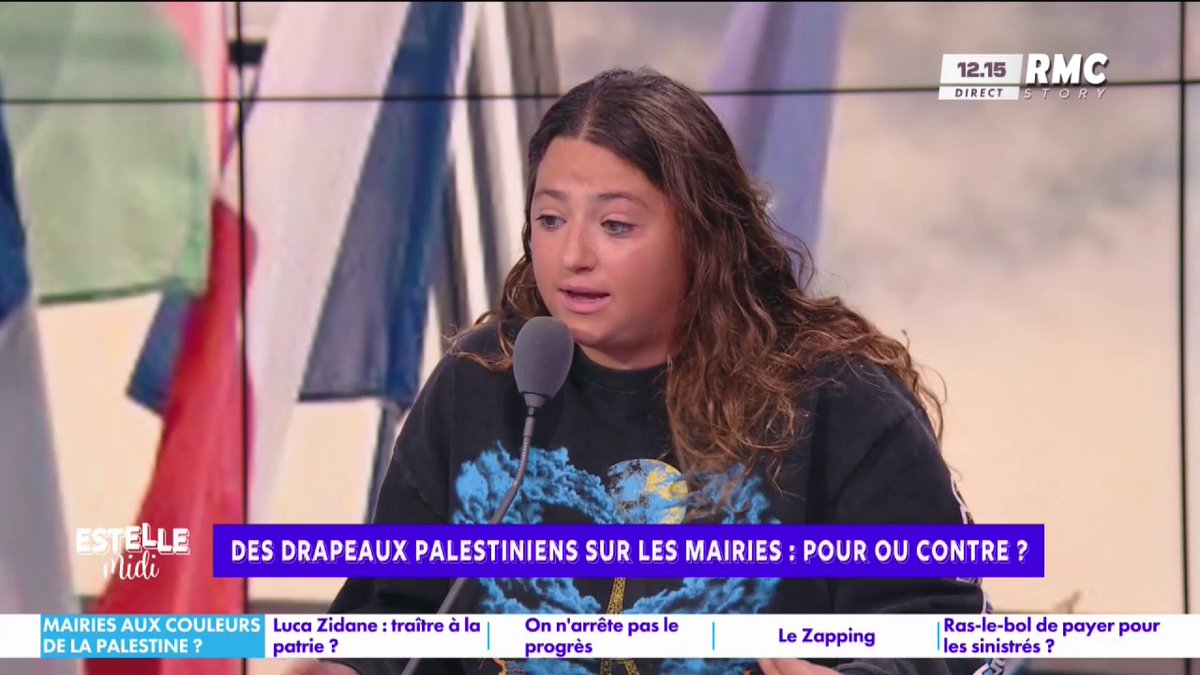 🇵🇸 Des drapeaux palestiniens sur les mairies 🎙️ Elise Goldfarb : "On peut tous condamner ce qu'il se passe à Gaza mais en tant que juive en France, je n'en peux plus de l'importation de ce conflit ! Le 7 octobre, 50 juifs français ont été massacrés par le Hamas" #EstelleMidi