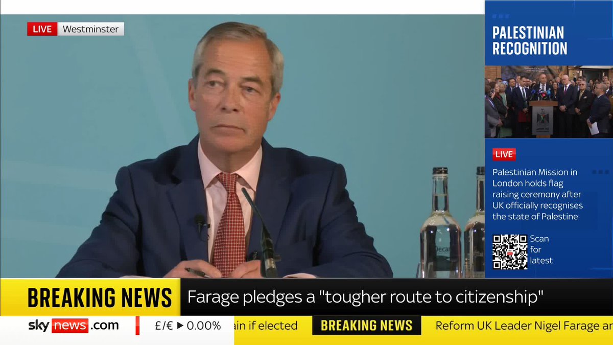 "The main objective of today is to wake everyone up to the 'Boriswave' Sky's Mhari Aurora questions Nigel Farage on what will happen to those who are on benefits and indefinite leave to remain under a Reform government 📺 Sky 501