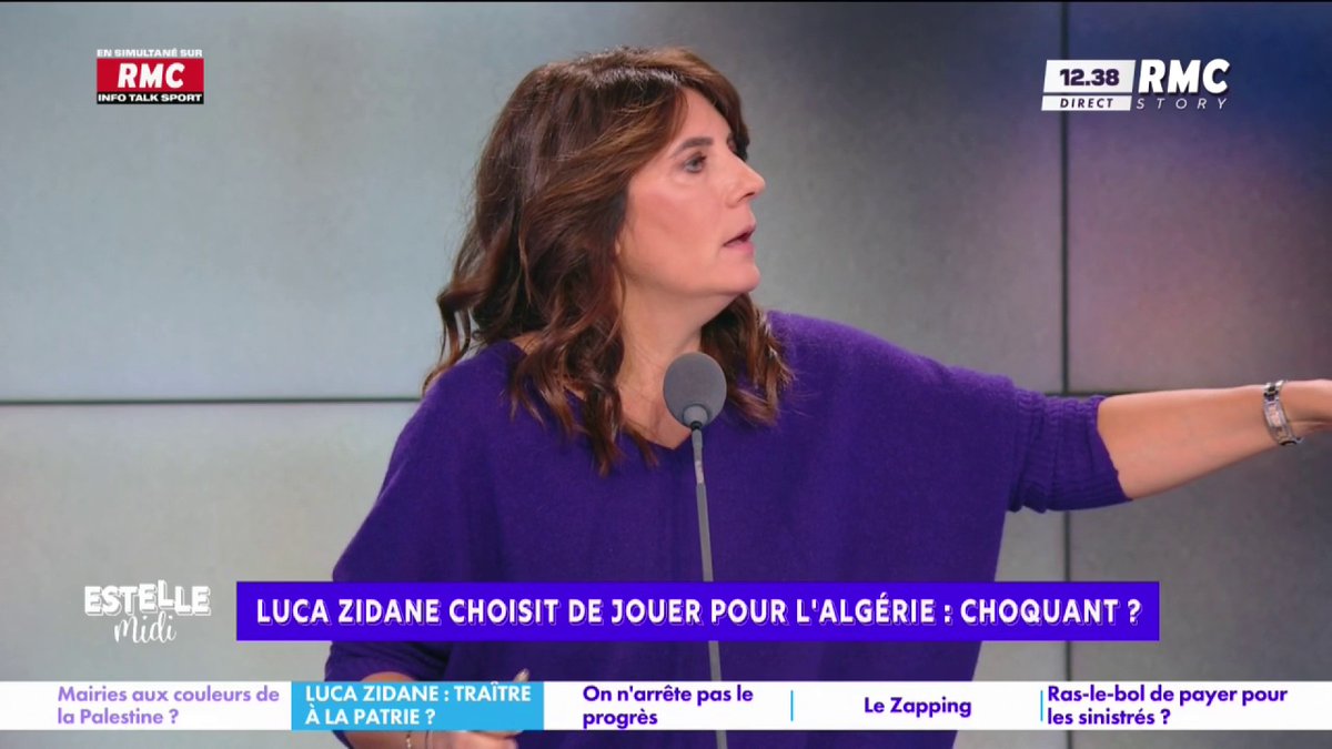 ⚽️ Luca Zidane choisit de jouer pour l’Algérie : choquant ? 🎙️ Estelle Denis : "Si tout le monde peut jouer pour toutes les équipes... Si tu dois te chercher une arrière-grand-mère suédoise pour jouer pour la Suède car l'équipe est moins bonne, ça me gêne !" #EstelleMidi