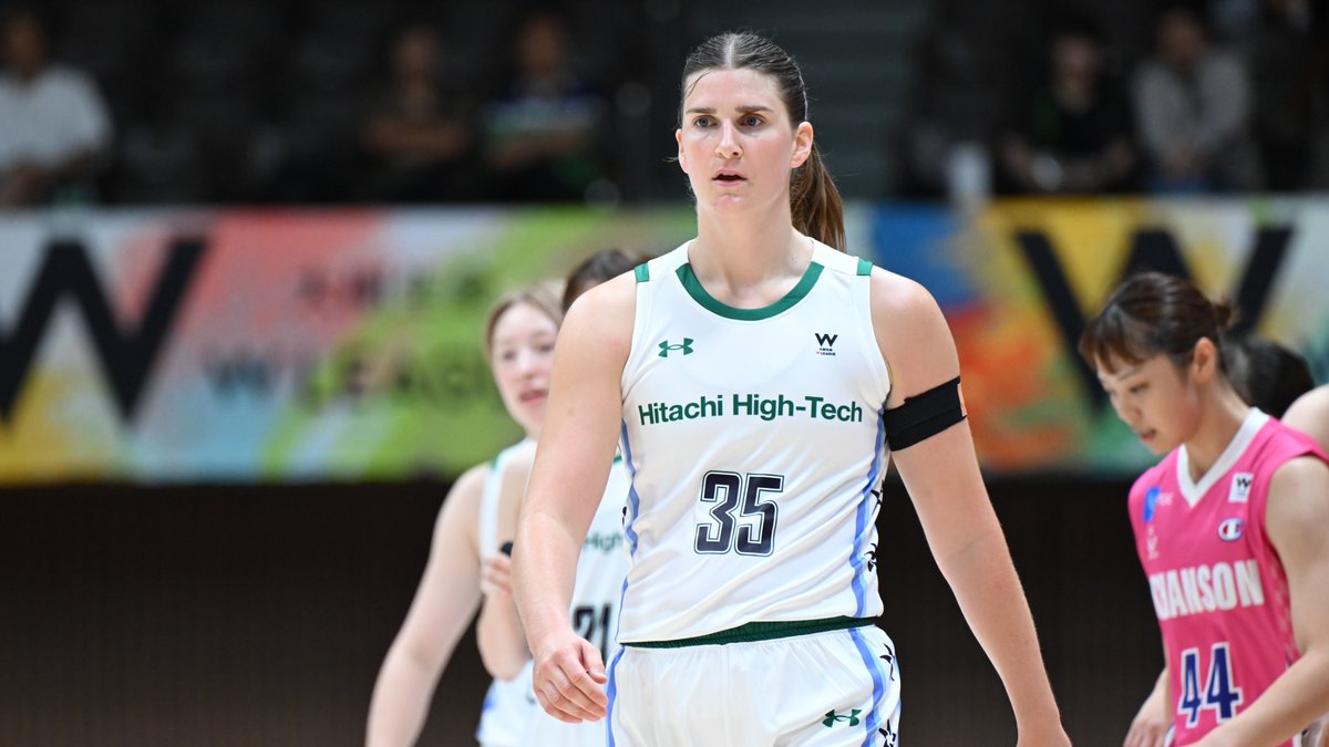 ベルギー女子代表にも選出されたデヴォス ローレ選手🇧🇪 #Wリーグ のデビュー戦で存在感を見せる華麗なプレー🌹✨ 日立ハイテク#35 デヴォス ローレ（PF｜185cm） 日立ハイテク クーガーズ🏀🐈‍⬛ Hitachi High-Tech Cougars #大樹生命Wリーグ ユナイテッドカップ