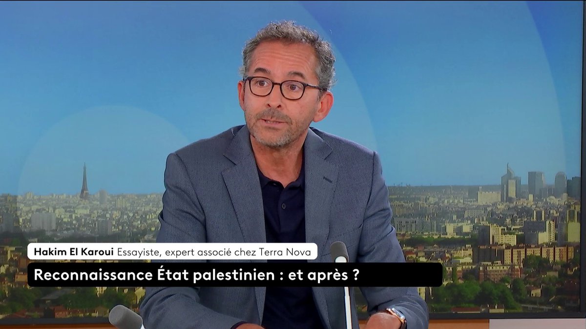 🗣 “On voit qu’on est toujours bloqué par une idée, c’est qu’un État est un territoire. Ce qui est en jeu, c’est d’abord une identité”, analyse Hakim El Karoui, essayiste, expert associé chez Terra Nova.