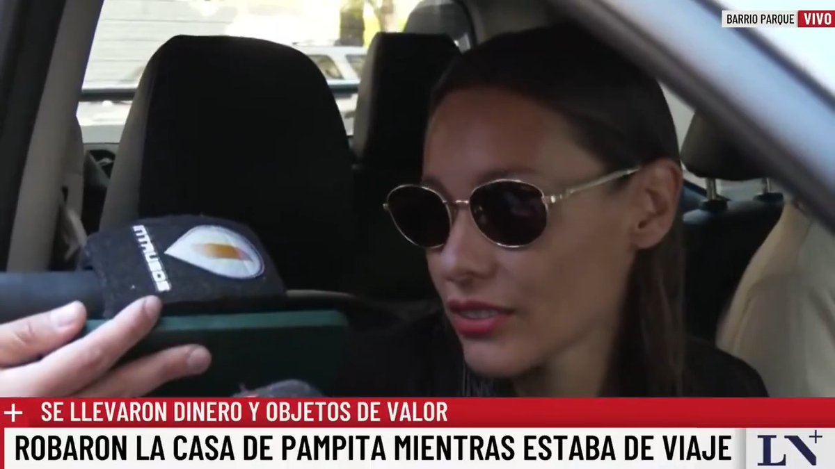 "Barrio Parque": Por el robo en la casa de Pampita