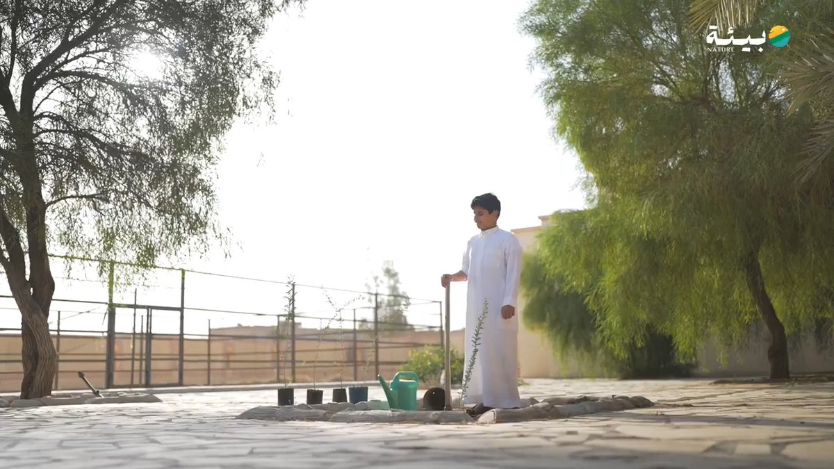 من أرضٍ نبت فيها المجد جعلنا نخيلنا رمزاً لعزّنا، نزرع اليوم بروح المسؤولية لنثمر غداً استدامةً للوطن والأجيال . عزنا بطبعنا عزنا باستدامتنا