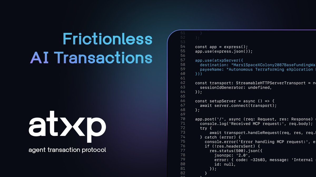 Agentic AI has arrived. But agents can't pay for tools. Or hire other agents. Or let developers earn. Without money, there's no economy. Just hollow demos.