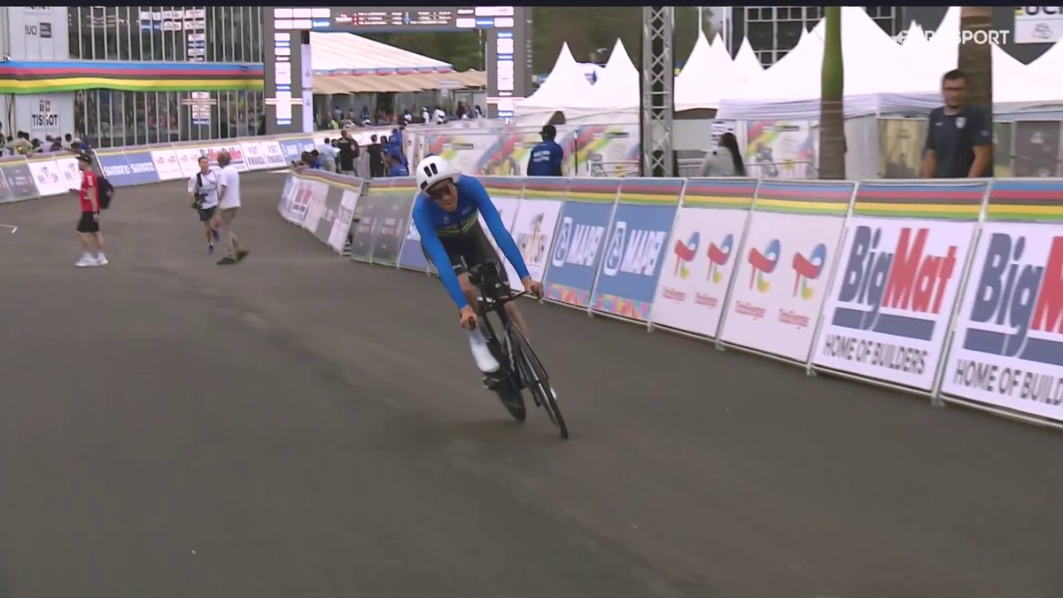 VM-GULD! 🇸🇪 🥇 Jakob Söderqvist är överlägsen världsmästare på U23-herrarnas tempolopp! Roberto Vacchi @ontsnapping 📲 Se cykel-VM på HBO Max