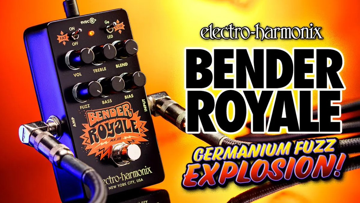 Fresh Fuzz Alert! Meet the new Electro-Harmonix Bender Royale, our take on the fabled Tone Bender MkIII with modern updates for flexible fuzz sculpting. If you’re into trashy, ripping fuzz or big, fat saturated tones, the Bender Royale will take you there