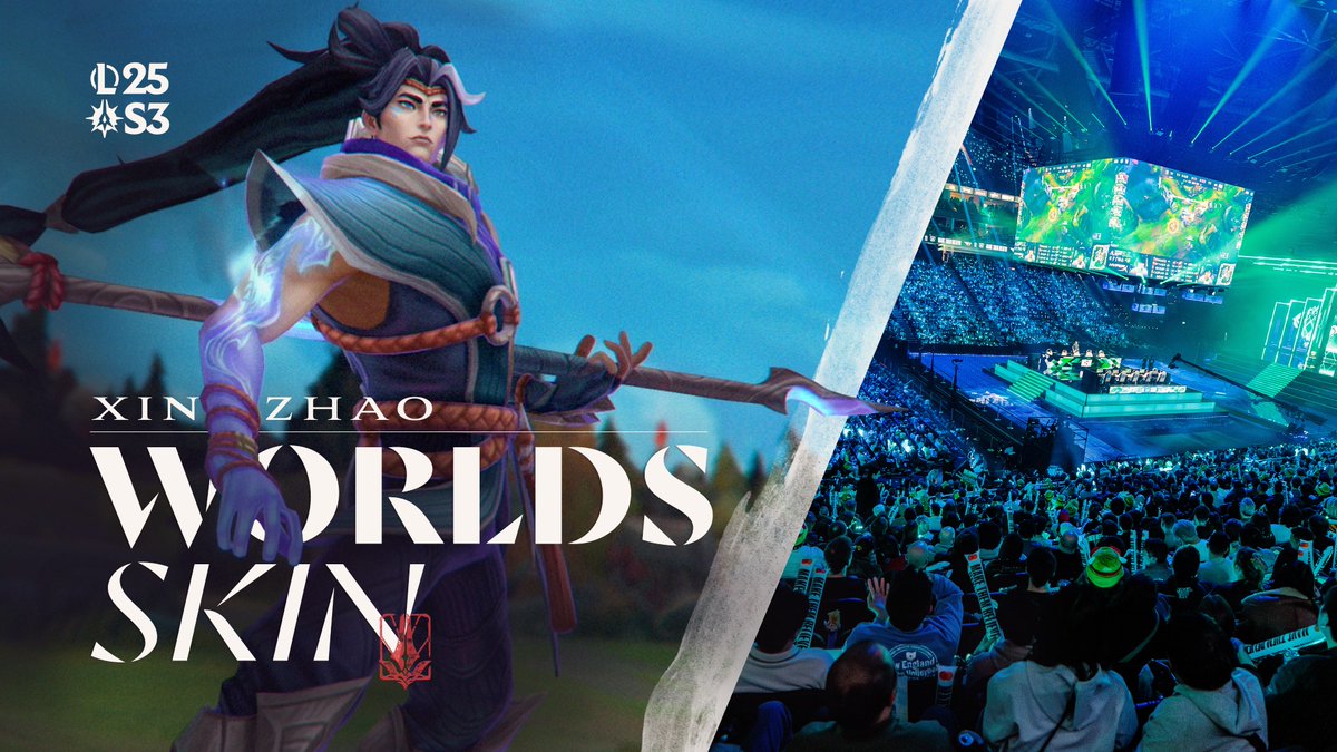 Incredible trials call for amazing fans 🙌 Support your team with the new Worlds skin!