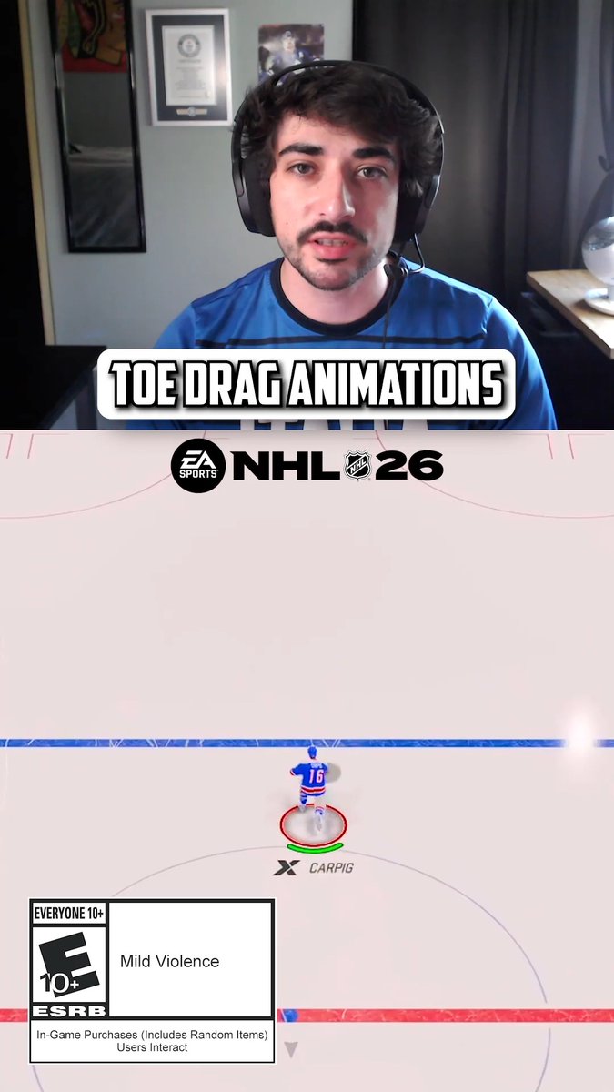 A few new toe drag animations to try out in #NHL26 🏒 CarPig has you covered 🤝