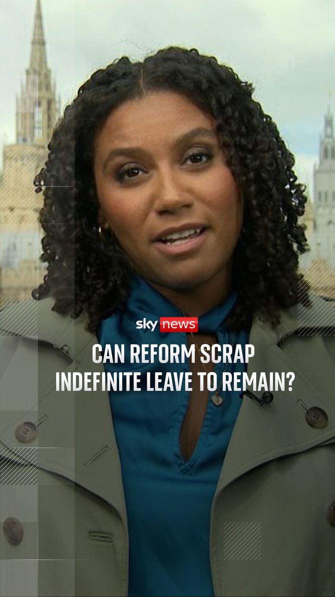 Reform UK has pledged to abolish indefinite leave to remain and replace it with a five-year renewable work visa, with a "materially higher" salary threshold. Sky's Mhari Aurora explains what this might look like. 🔗 Read more:
