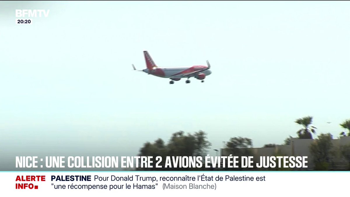"C'était étonnant": un crash d'avion a été évité de justesse ce dimanche soir à Nice