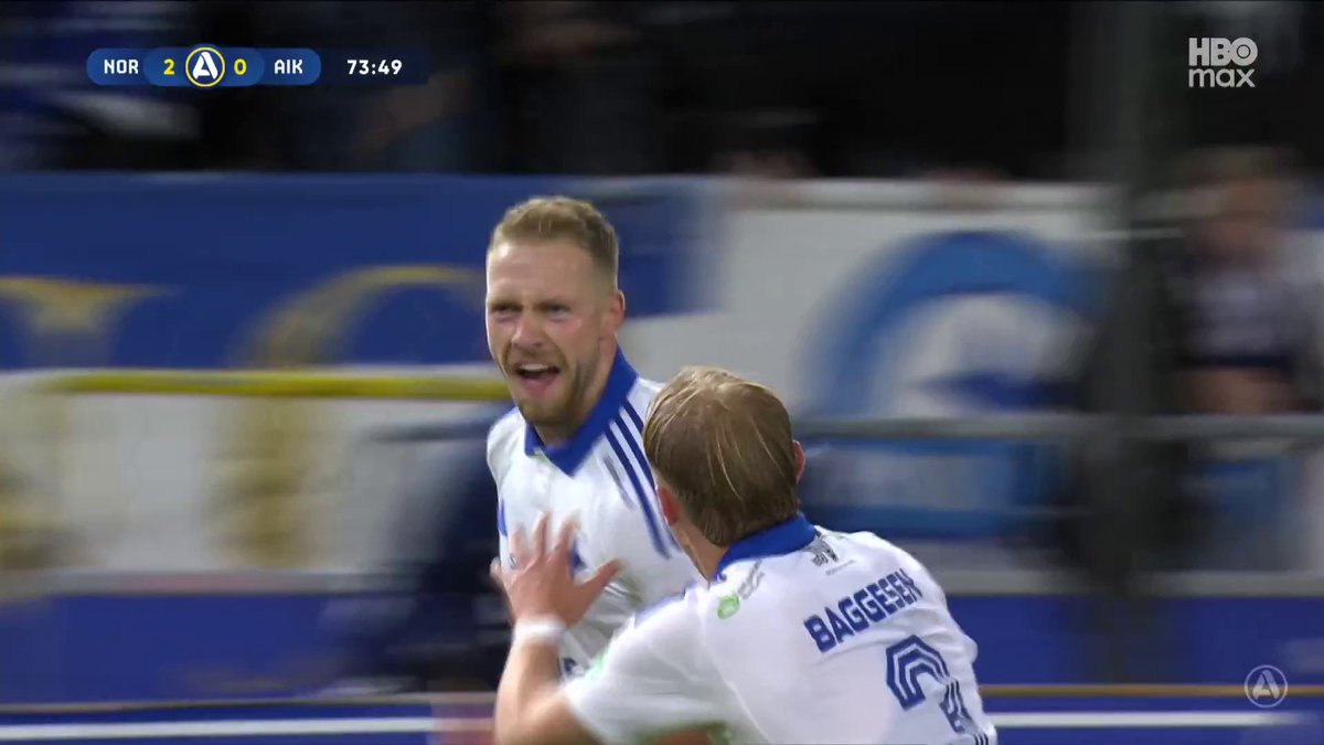 3-0 Peking! Kevin Höög Jansson med ett oerhört läckert avslut ⚪🔵 📲 Se matchen på HBO Max