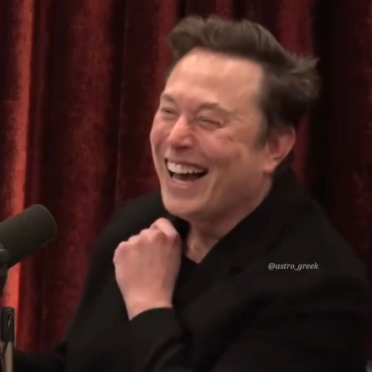 I love Elon's laugh 😂