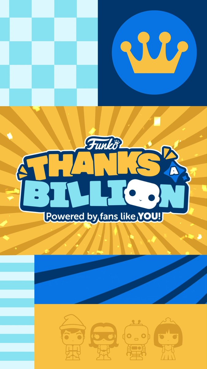THANKS A BILLION! 🎉 Thanks to you, we’ve sold over 1 billion Funko POP! collectibles! What was the very first Funko POP! you owned?