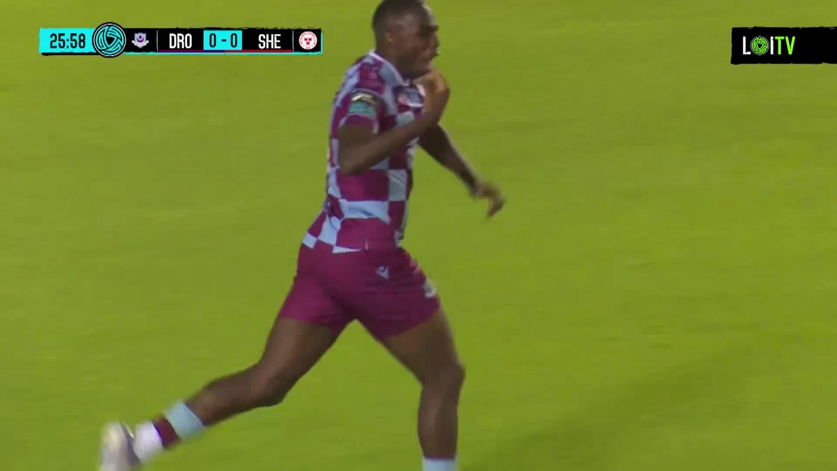 What a hit!😲 Dare Kareem smashes Drogheda in front.