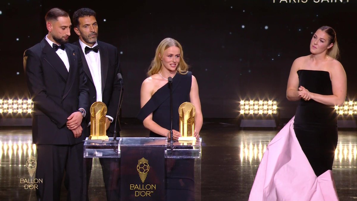 💬​ Hannah Hampton"s speech after winning the 2025 Women's Kopa Trophy #ballondor