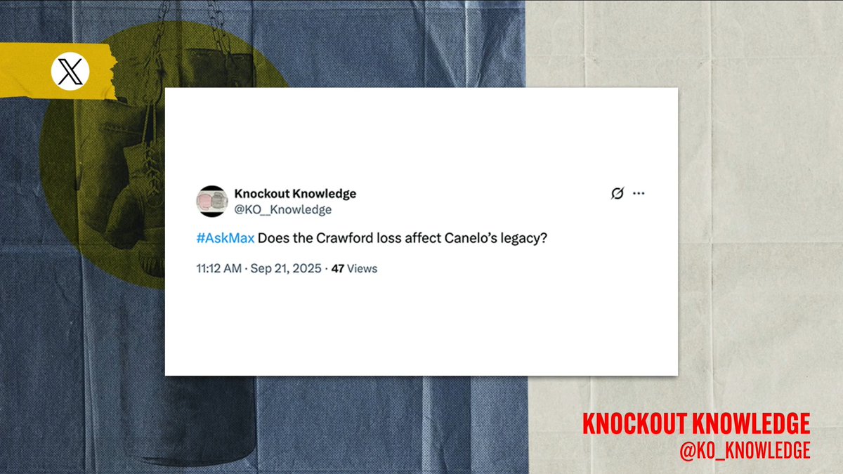 "Does the Crawford loss affect Canelo's legacy?" Max Kellerman shares his thoughts on Canelo Alvarez's career following his defeat to Terence Crawford. #InsideTheRing exclusively on DAZN 📺