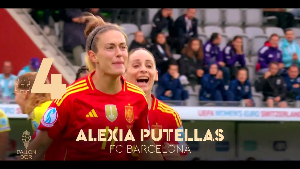 Here are the ranking from 10 to 3 for the 2025 Women's Ballon d'Or! #ballondor