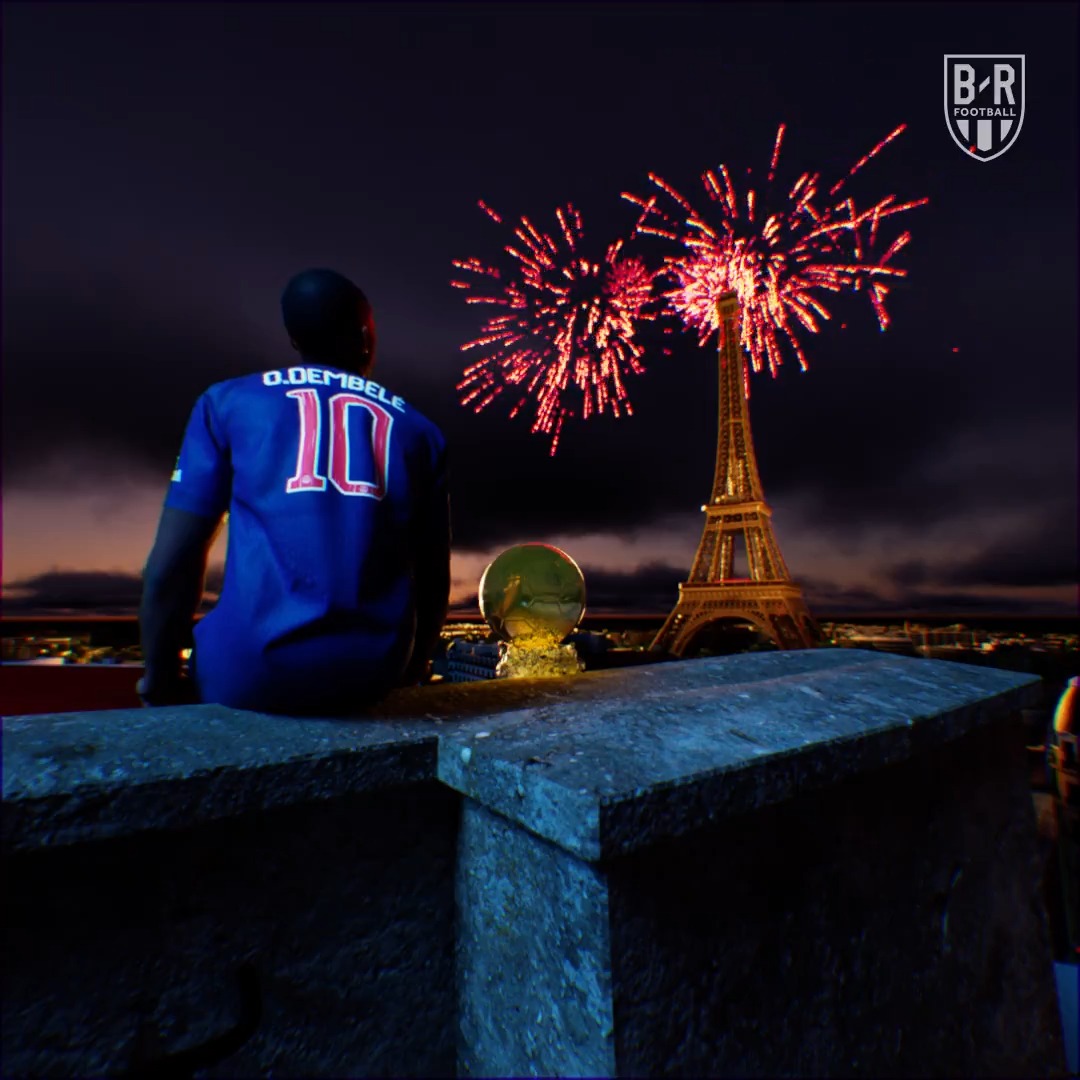 A treble with PSG, and now the Ballon d'Or. Stick Ousmane Dembélé's season in the Louvre 🎨