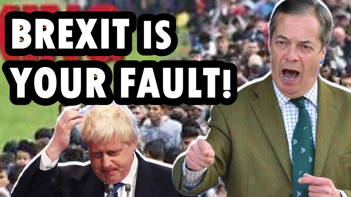 Nigel Farage is blaming the failures of post-Brexit immigration on a "Boris Wave". He's thinks you're all fucking stupid!