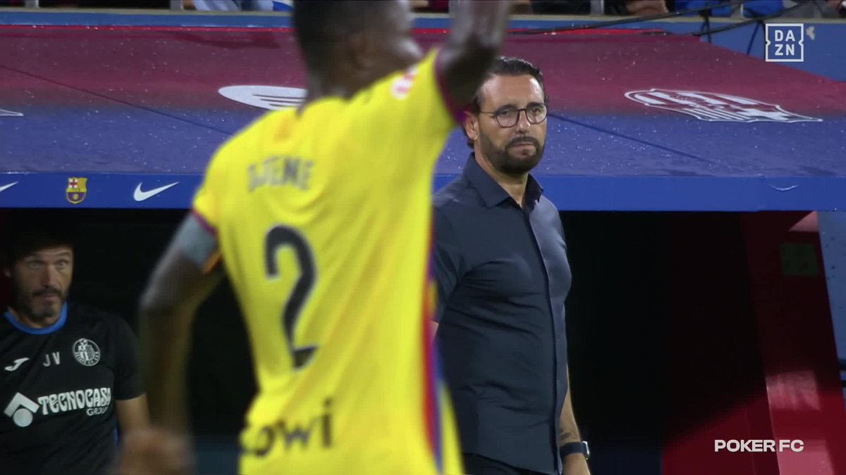 El momento de tensión en el Barça vs Getafe #PokerFC