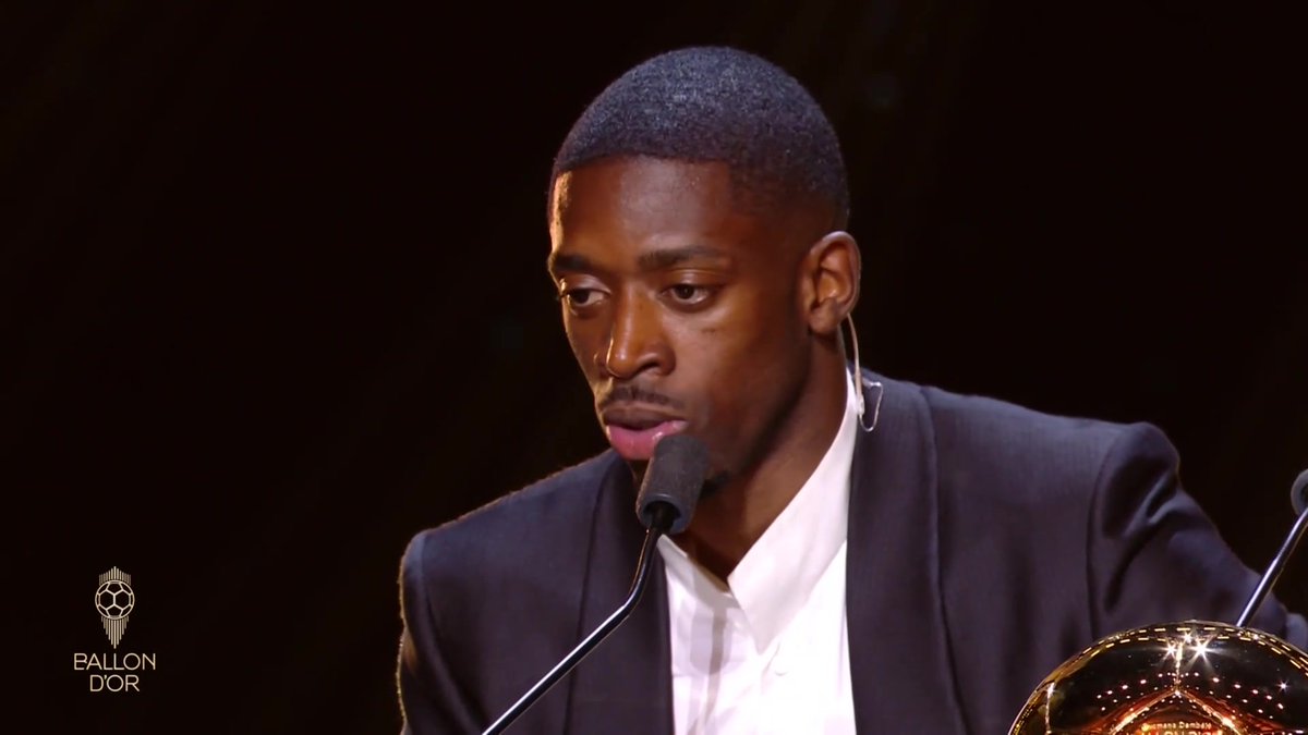 Ousmane Dembélé le fait de rentrer dans la liste des Français vainqueurs du Ballon d'Or : « Que cette liste s''agrandisse » #ballondor