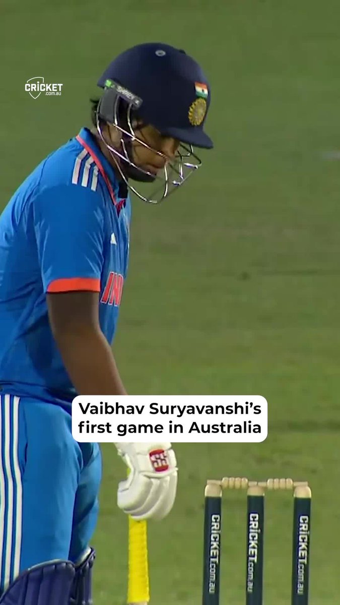 Vaibhav Suryavanshi's first game in Australia was seriously entertaining 👏 Highlights:
