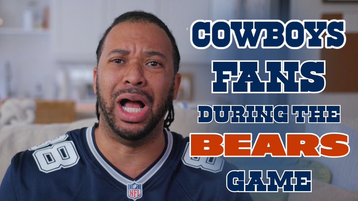 Cowboys fans during the Bears game